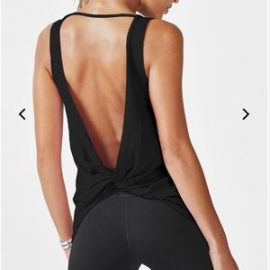 Fabletics Femina Tank Black SZ.XXS NWOT